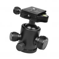 Homyl Heavy Duty Photography Camera Tripod Ball Head 360 Degree Marked - Small and Lightweight (Black)