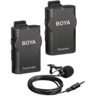 BOYA BY-WM4 Wireless Lavalier Microphone system for IOS Smartphone Tablet DSLR Camera Camcorder Audio Recorder