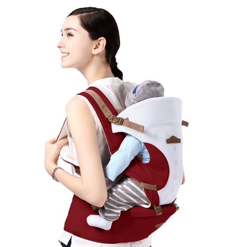  AODD Baby Carrier Bench Healthy Sitting Position Breathable Backpack Front and Back Adjustable Newborn to Toddler Carrier, Easy-to-Use,Baby Hip seat Waist Stool for Alone Nursing a