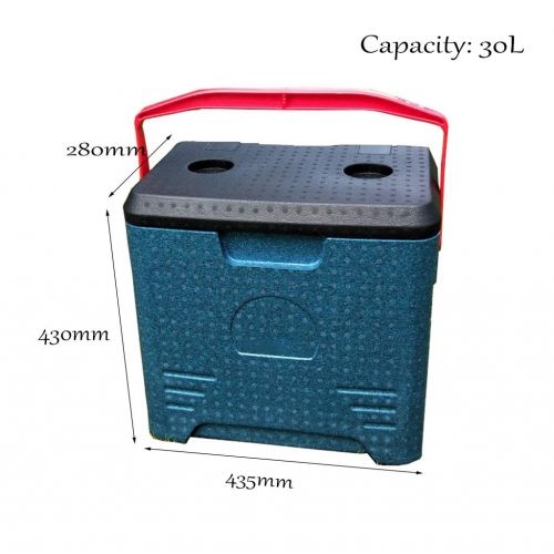  LIYANBWX Portable EPP Foam Box Mini Fridge Cooler & Warmer | 30L Capacity | with Handle |for Camping, Caravans, Picnics and Festivals