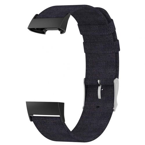  AchidistviQ Mode Leinwand Ersatz verstellbares Armband Armband fuer Fitbit Charge3