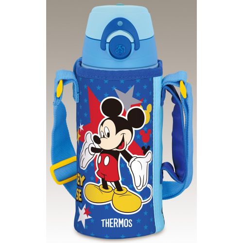 써모스 Thermos Vacuum Insulation 2WAY Bottle Disney Mickey Mouse 0.63L0.6L Dark Blue (FFG-600WFDS)