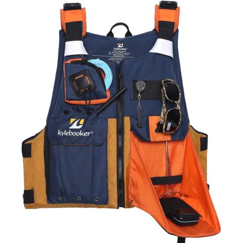  Kylebooker Fly Fishing Vest Pack Adjustable for Men and Women