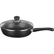 Scanpan Induction Plus Non-Stick Saute Pan with Lid, 10.25, Black