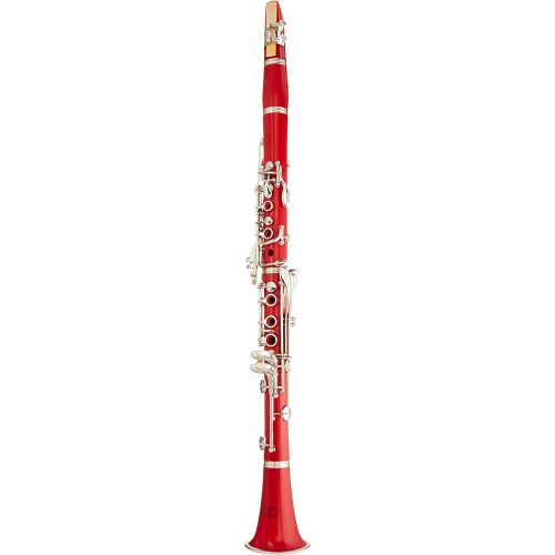  Merano WD401RD B Flat RedSilver Clarinet with Carrying Case, Mouth Piece, Screwdriver, Reed and Cap