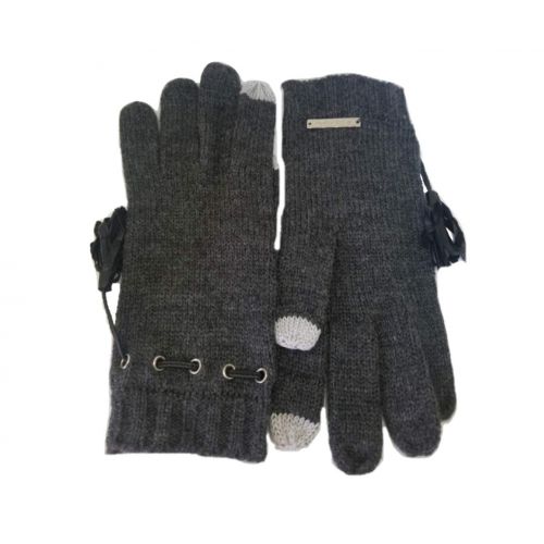 마이클 코어스 Michael Kors Tech Friendly Leather Tassel Gloves, One Size