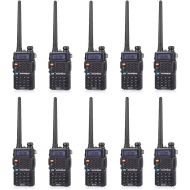 BaoFeng BF-F8+ 2nd Gen UV-5R Dual-Band 136-174400-520 MHz FM Ham Two-Way Radio Transceiver (Pack of 5)