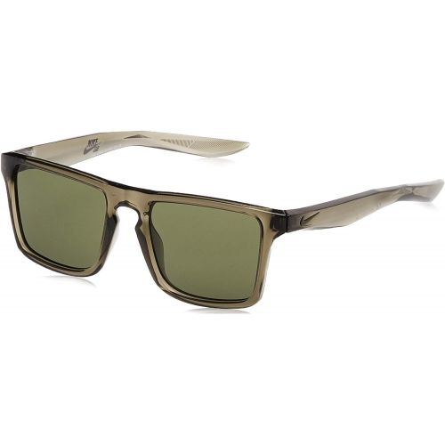 나이키 NIKE EV1059-333 Verge Frame Green Lens Sunglasses, Cargo KhakiMedium Olive