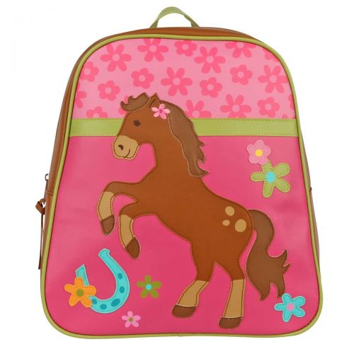  Personalized Stephen Joseph Girl Horse Go Go Backpack with Embroidered Name