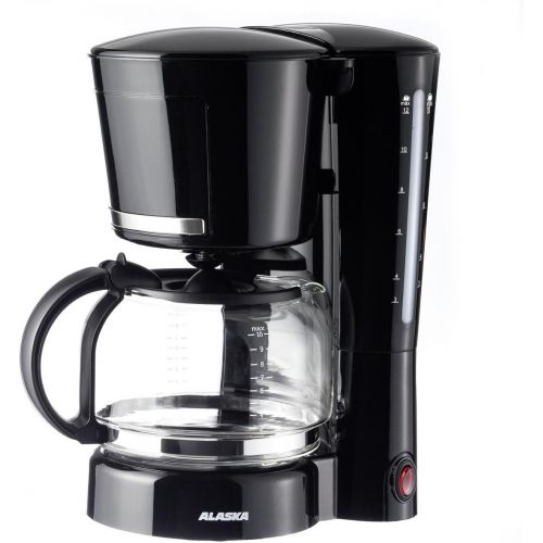  Alaska Kaffeeautomat CM 2209 DSG | bis 12 Tassen | 870 Watt | Herausnehmbarer Filtereinsatz | Filtergroesse 1x4 | Tropfstopp-Funktion | Wasserstandanzeige | Warmhaltefunktion | Kontr