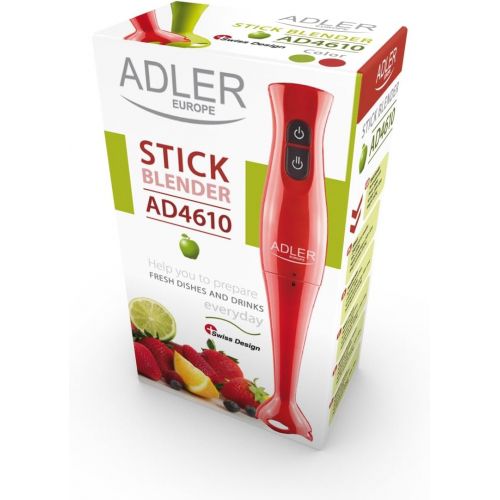  Adler AD 4610 r Stabmixer, 200 W, rot
