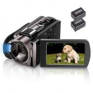Video Camera Camcorder MELCAM HD 1080P 24.0MP, 3.0 inch LCD 270 Degrees Rotatable Screen, Smile Capture (auto Capture), Small YouTube Vlogging Camera, 16X Digital Zoom Camera Recor