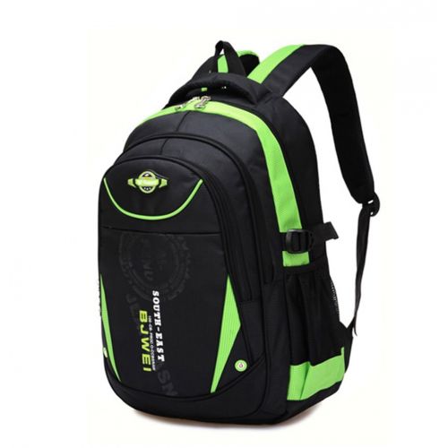  Waterproof School Bag Phaedra FU School Durable Travel Camping Backpack For Boys and Girls Elementary School (Green)