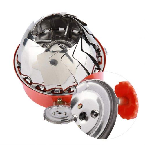  Pasamer Outdoor Portable Windproof Camping Picnic Gas Stove Butane Burner Set with Covers Bags