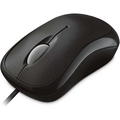  Microsoft Basic Optical Mouse - Black (P58-00061)