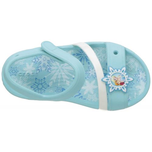 크록스 Crocs Kids Girls Elsa & Anna Frozen Flat Sandal