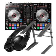 Pionner DJ Pioneer DDJ-SR2 DJ Controller & HDJ-X7 Headphones wLaptop Stand