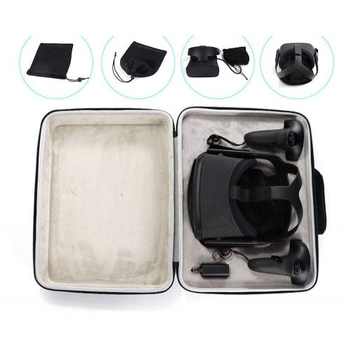  New progress Hard Carrying case for Oculus Quest All-in-one VR Gaming Headset and Controllers 64GB 128GB Protective Storage Travel Box