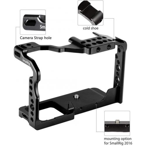  SMALLRIG GH5 GH5S Cage for Panasonic Lumix Camera and DMW-XLR1 (Upgraded Version) - 2049, Video Stabalization Camera Cage, Professional Video Accessories