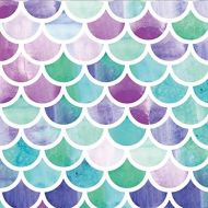 Yeele 7x7ft Mermaid Scales Photography Backdrop Party Princess Glare Glitter Birthday Banner Photo Studio Booth Background Newborn Baby Shower Photocall