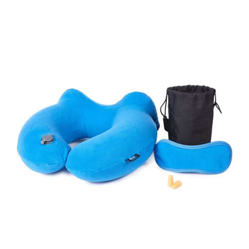  MYCIECOO Inflatable Neck Pillow Best Travel Pillow With Free Sleep Mask and Earplugs by Myciecoo