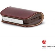 Moshi IonBank 3200 mAh Portable Charger with Built-in Lightning Cable (External Battery Power Bank) - Burgundy Red
