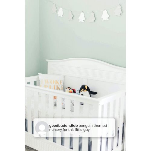  Serta Barrett 4-in-1 Convertible Baby Crib, Grey