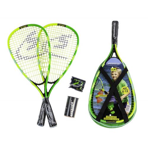  Speedminton Junior Set - Original Speed Badmintoncrossminton childrens set includes 2 kids rackets, 2 FUN Speeder and bag.