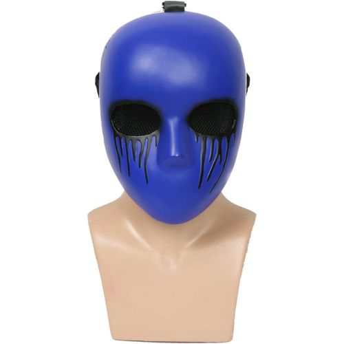  Xcoser xcoser Eyeless Jack Mask Blue Deluxe Resin Adult Cosplay Costume Halloween Accessory