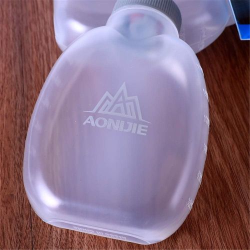  [아마존베스트]AONIJIE 170ml / 250ml Sports Water Bottles BPA Free Leakproof Flask for Triathlon Marathon Hiking Cycling Climbing Runner