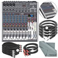 Photo Savings Behringer XENYX X1622USB 16-Input USB Audio Mixer with Effects and Accessory Bundle