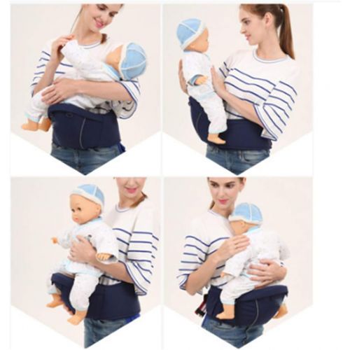  Brand: ZHOUHUAW ZHOUHUAW Baby Hip Seat Carrier, Inner Huge Storage, Adjustable Buckle Strap, Ergonomic Lightweight Baby Waist Seat, for 0-24 Month Baby