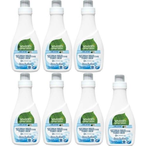  Seventh Generation Natural Fabric Softener - Free & Clear - 32 oz - 7 pk
