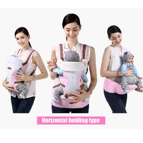  AODD Baby Carrier Bench Healthy Sitting Position Breathable Backpack Front and Back Adjustable Newborn to Toddler Carrier, Easy-to-Use,Baby Hip seat Waist Stool for Alone Nursing a