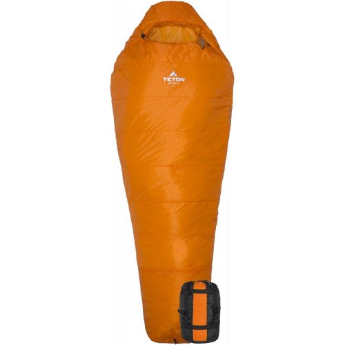  TETON Sports Altos-S 0F Ultralight Mummy Sleeping Bag, Orange