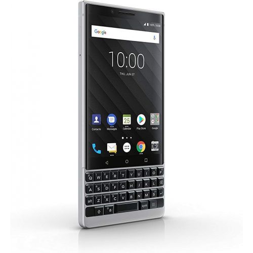 블랙베리 BlackBerry Key2 BBF100-6 64GB6GB Dual Sim Factory Unlocked GSM ONLY, NO CDMA - International Version (no Warranty in The USA) (Black)