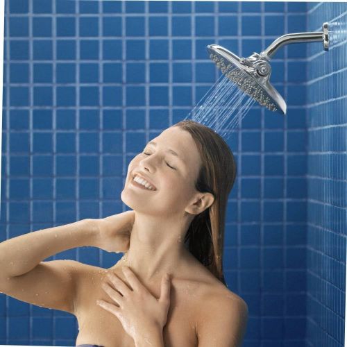  Moen S6320 Velocity Two-Function Rainshower 8-Inch Showerhead with Immersion Technology at 2.5 GPM Flow Rate, Chrome