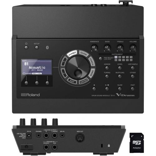 롤랜드 Roland TD-17 Drum Sound Module with EV Music 32gb Card