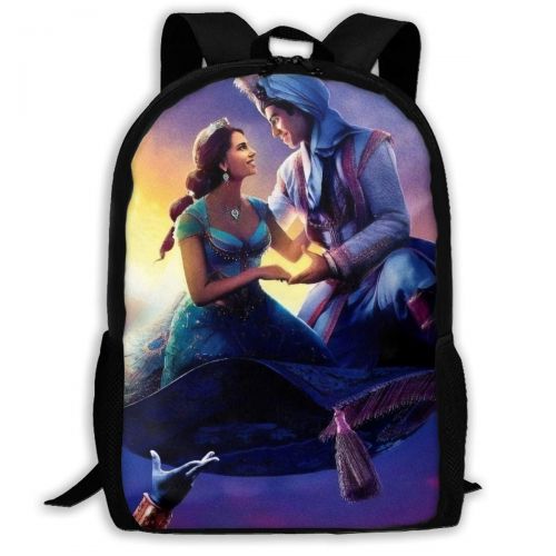  FNTcool Aladdin School Backpack Lunch Bag Set School Bag Boys&Girls Bookbag Travel Daypack