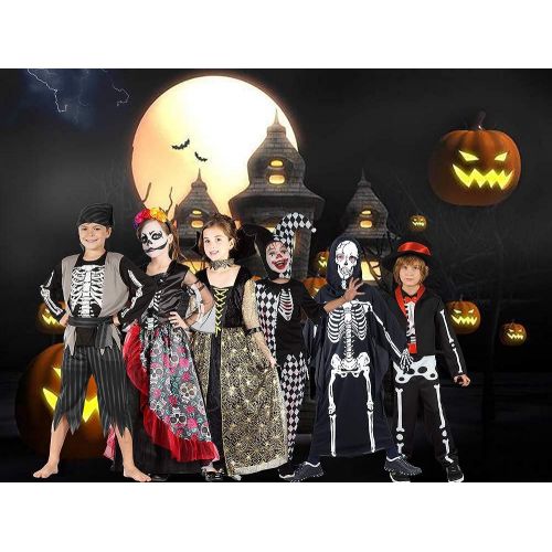  U LOOK UGLY TODAY Girls Halloween Costume Vampire Party Dress Costume for Girls Cosplay Dress Up Party