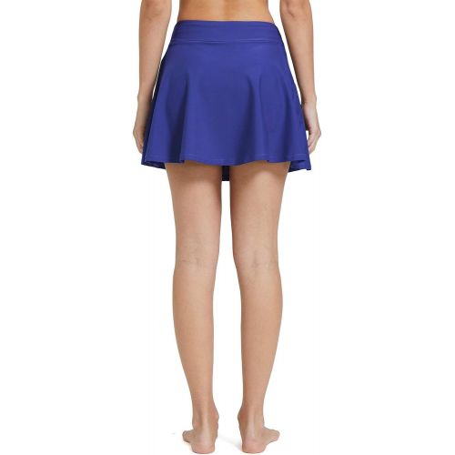  [아마존 핫딜] [아마존핫딜]BALEAF Baleaf Womens High Waisted Swim Skirt Bikini Tankini Bottom with Side Pocket
