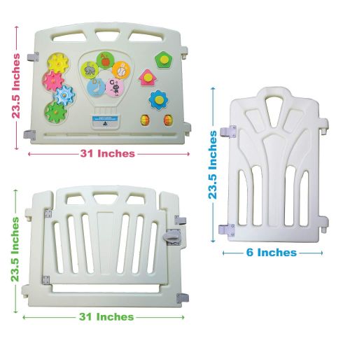  INEX Life Baby Playpen Kids Activity Center - 14 Panel | Safety Play Yard Area - Indoor, Outdoor Portable Fence |...