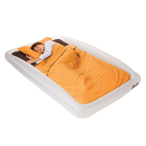  The Shrunks Shrunks Tuckaire Inflatable Air Mattress Airbed with Security Rails & Pump, Twin