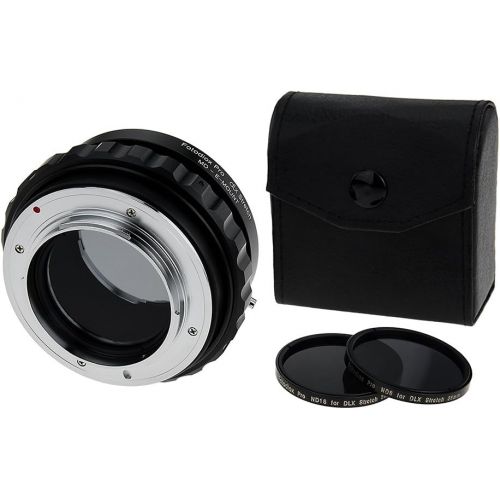  Fotodiox DLX Stretch Lens Mount Adapter - Minolta Rokkor (SRMDMC) SLR Lens to Sony Alpha E-Mount Mirrorless Camera Body with Macro Focusing Helicoid and Magnetic Drop-in Filters