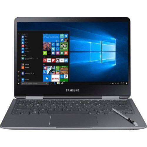 삼성 2018 Premium Samsung Notebook 9 Pro Business 13.3 Full HD 2-in-1 Touchscreen LaptopTablet - Intel Quad-Core i7-8550U, 8GB DDR4, 256GB SSD, Backlit Keyboard Win 10 Built-in S Pen -