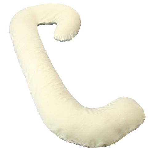  Leachco Organic Smart Snoogle Chic Replacement Cover - 100% Organic Cotton Replacement Zippered Cover - Natural Ivory