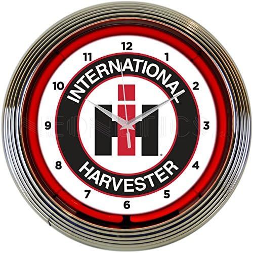  Neonetics International Harvester NEON Clock
