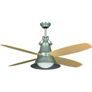 Craftmade UN52OBG4 Outdoor Wet Ceiling Fan with Light Union 52 Inch for Patio and Remote, Oiled BronzeGuilded