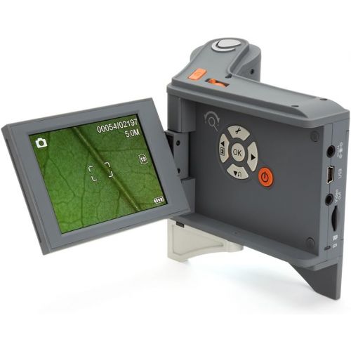 셀레스트론 Celestron 44314 FlipView Handheld LCD Microscope (Grey)