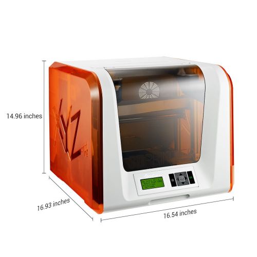  XYZprinting da Vinci Jr. 1.0 3in1 Wireless 3D Printer 3D ScannerUpgradable Laser Engraver ~ 6” x 6” x 6” Built Volume (Fully Enclosed Design for PLATough PLAPETG Antibacterial PLA)